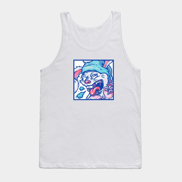 Bunny on Drugs Tank Top by wehkid
